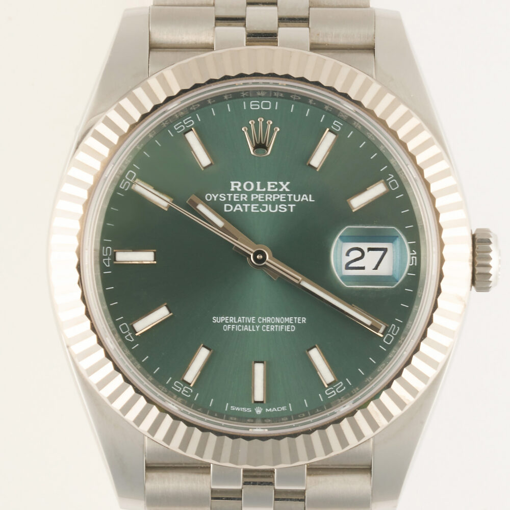 Rolex Datejust 126334 Mint Green Dial 2026 With Box & Papers