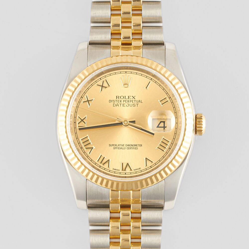 Rolex Datejust 116233 Champagne Roman Numeral