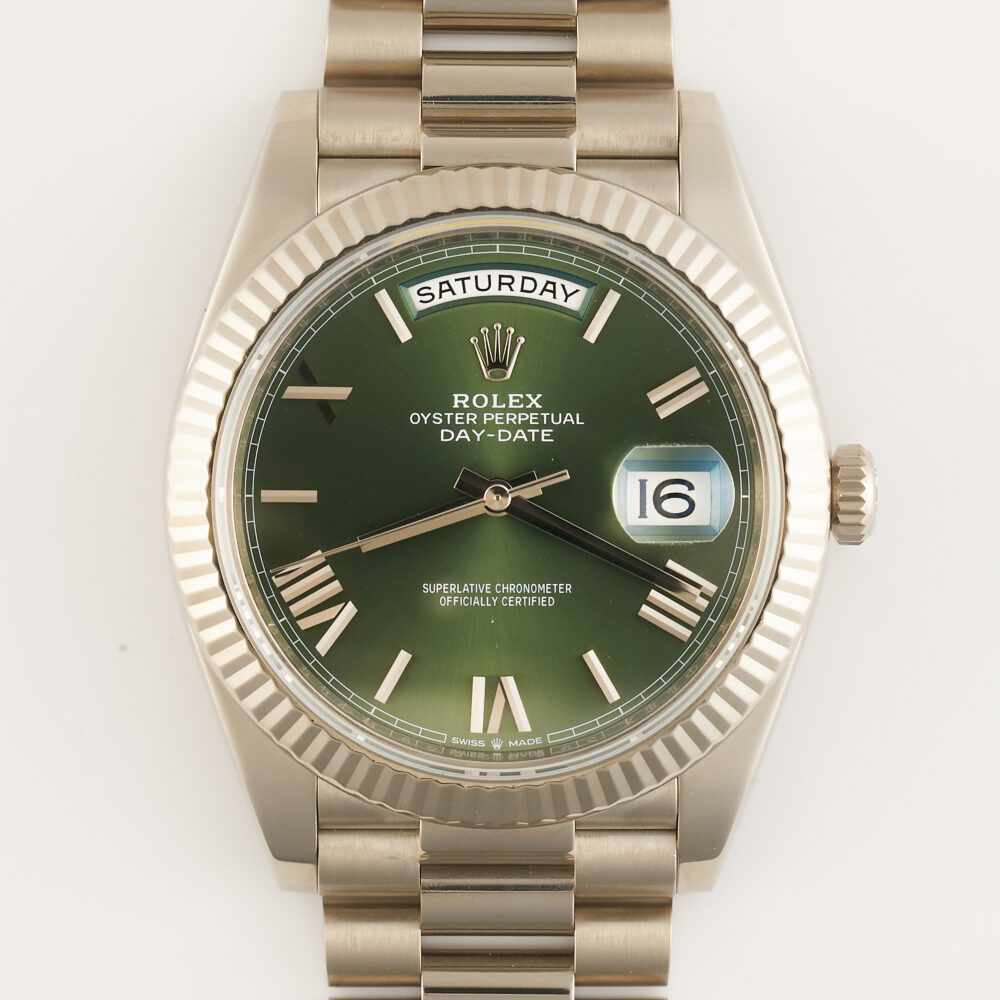 Rolex Daydate 228239 Olive 2020 With Box & Papers