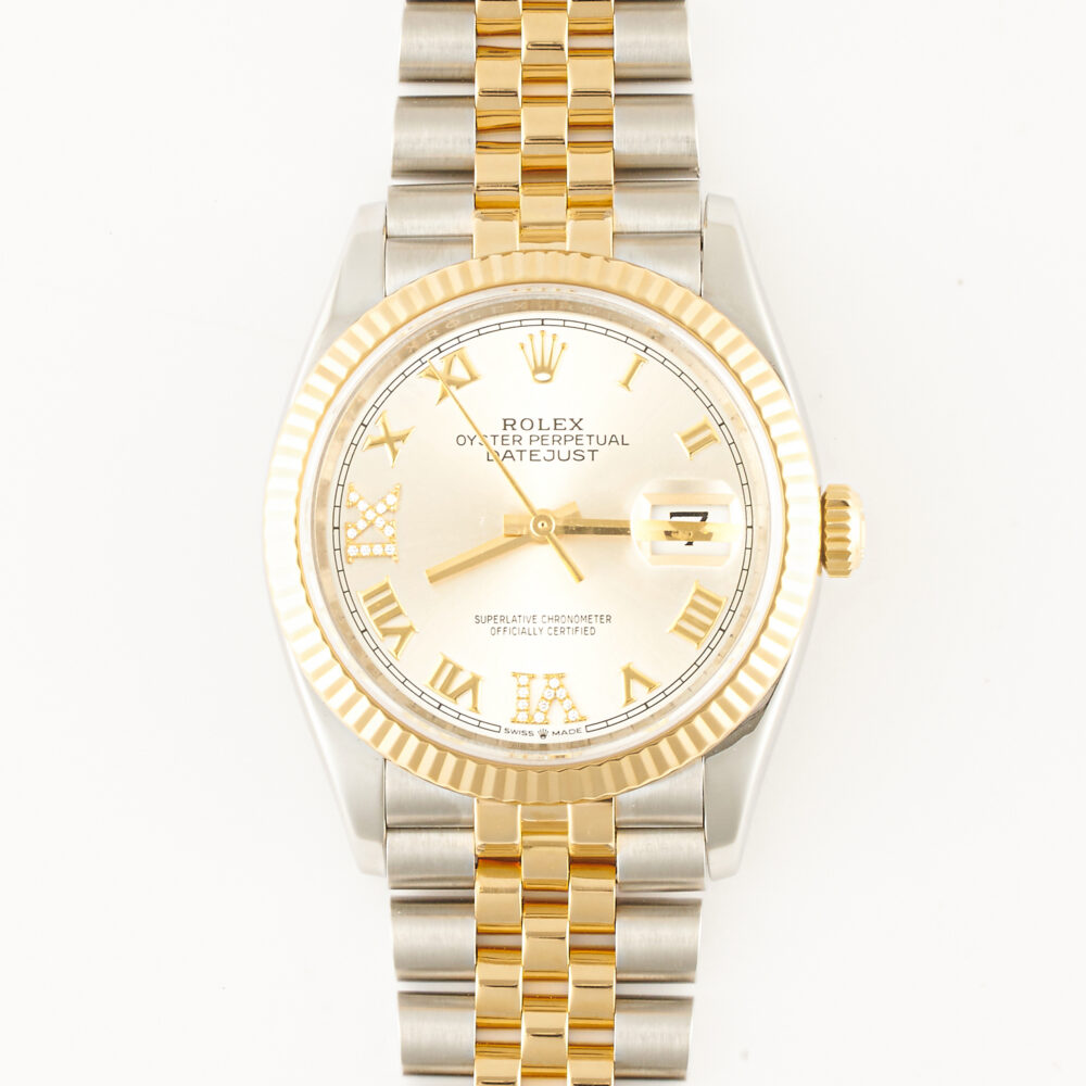 Rolex Datejust 126233 2018 Factory Diamond Dial With Box & Papers