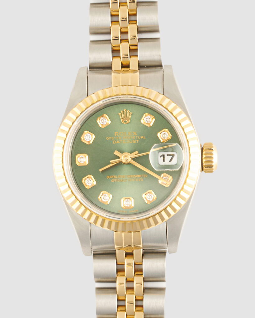 Rolex 69173 Datejust Custom Olive Dial
