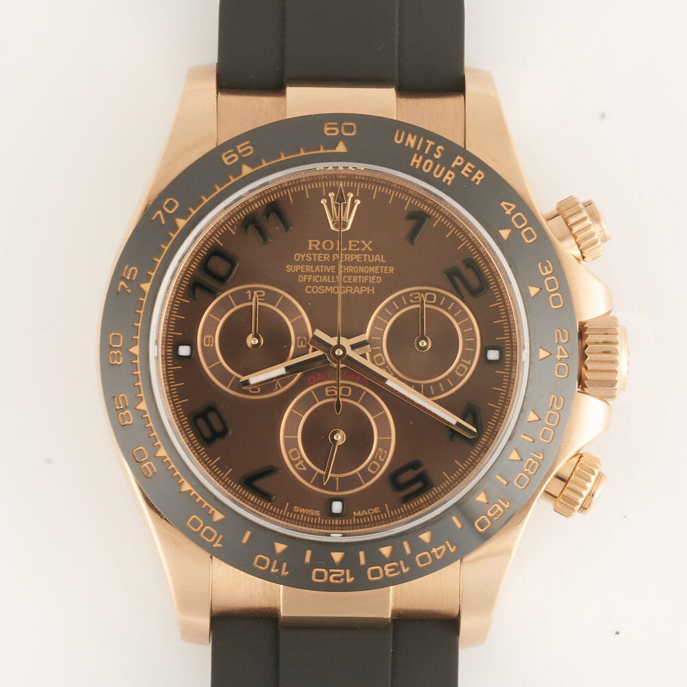 Rolex Daytona 116515LN Chocolate Arabic 2020 With Box & Papers