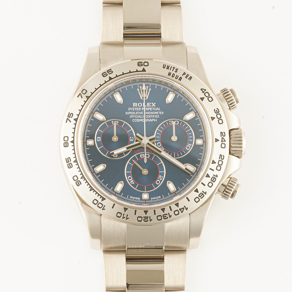 Rolex Daytona 116509 2018 Blue Dial With Box & Papers