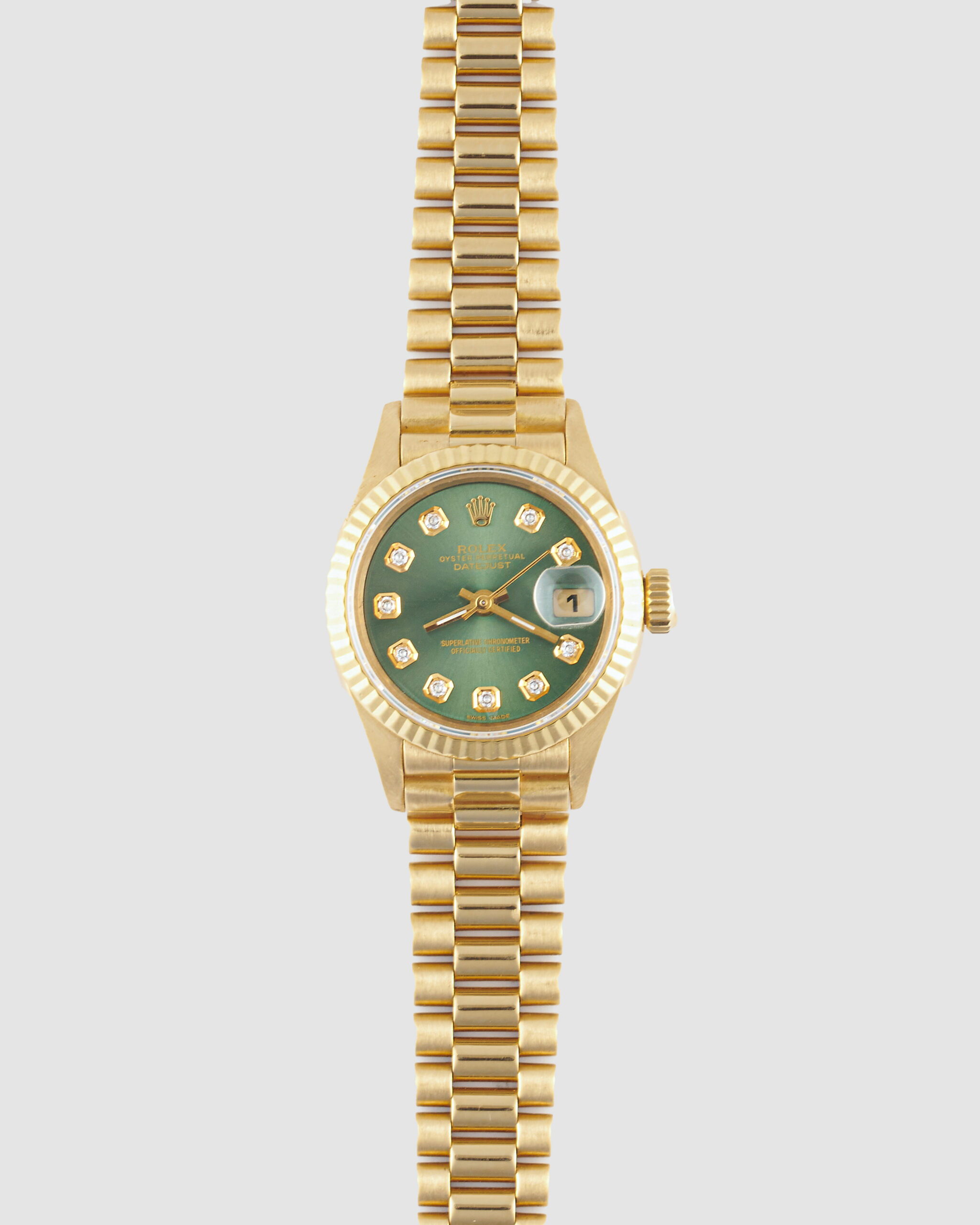 Rolex Datejust 69178 Olive Diamond Dial - Image 2