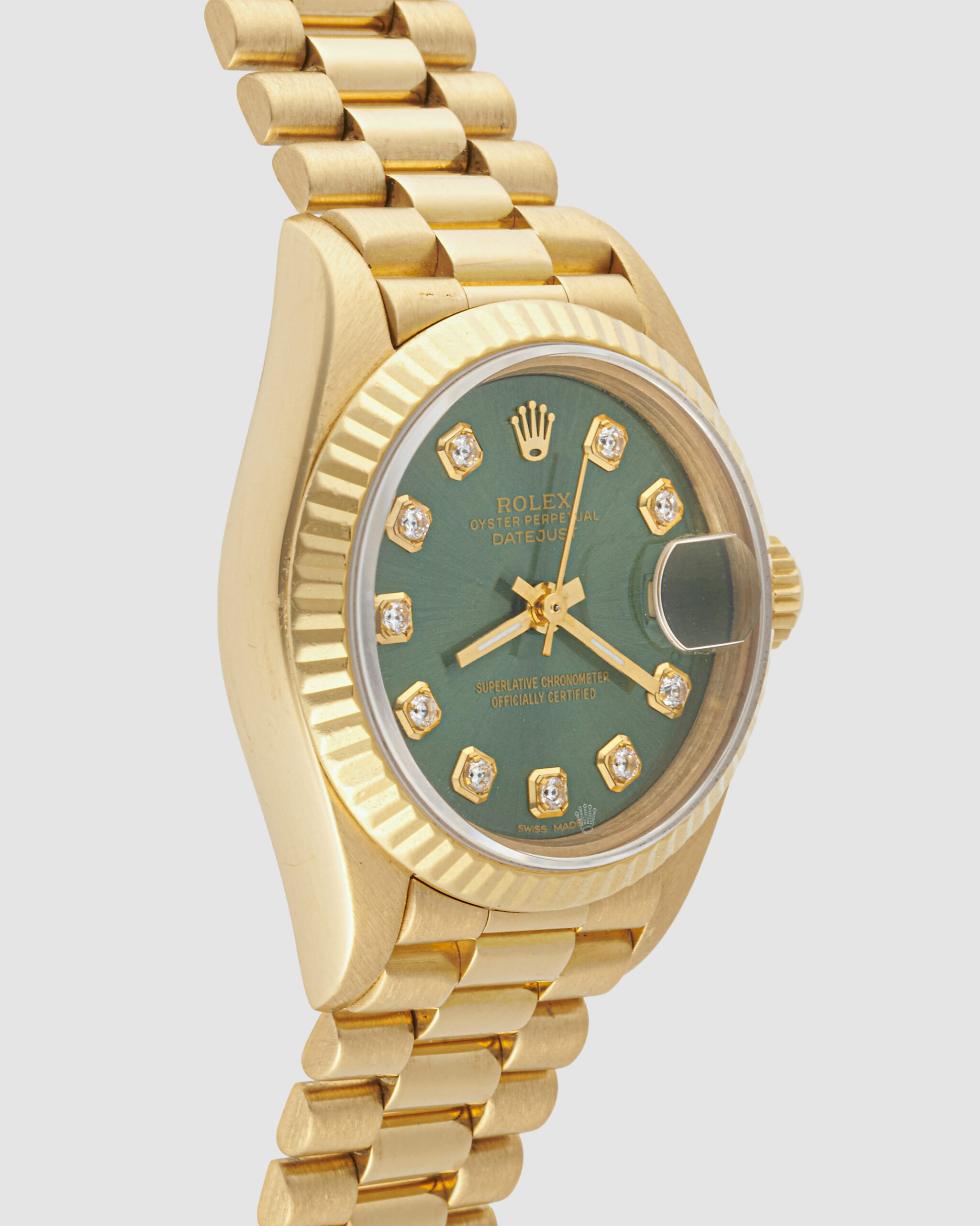 Rolex Datejust 69178 Olive Diamond Dial - Image 4