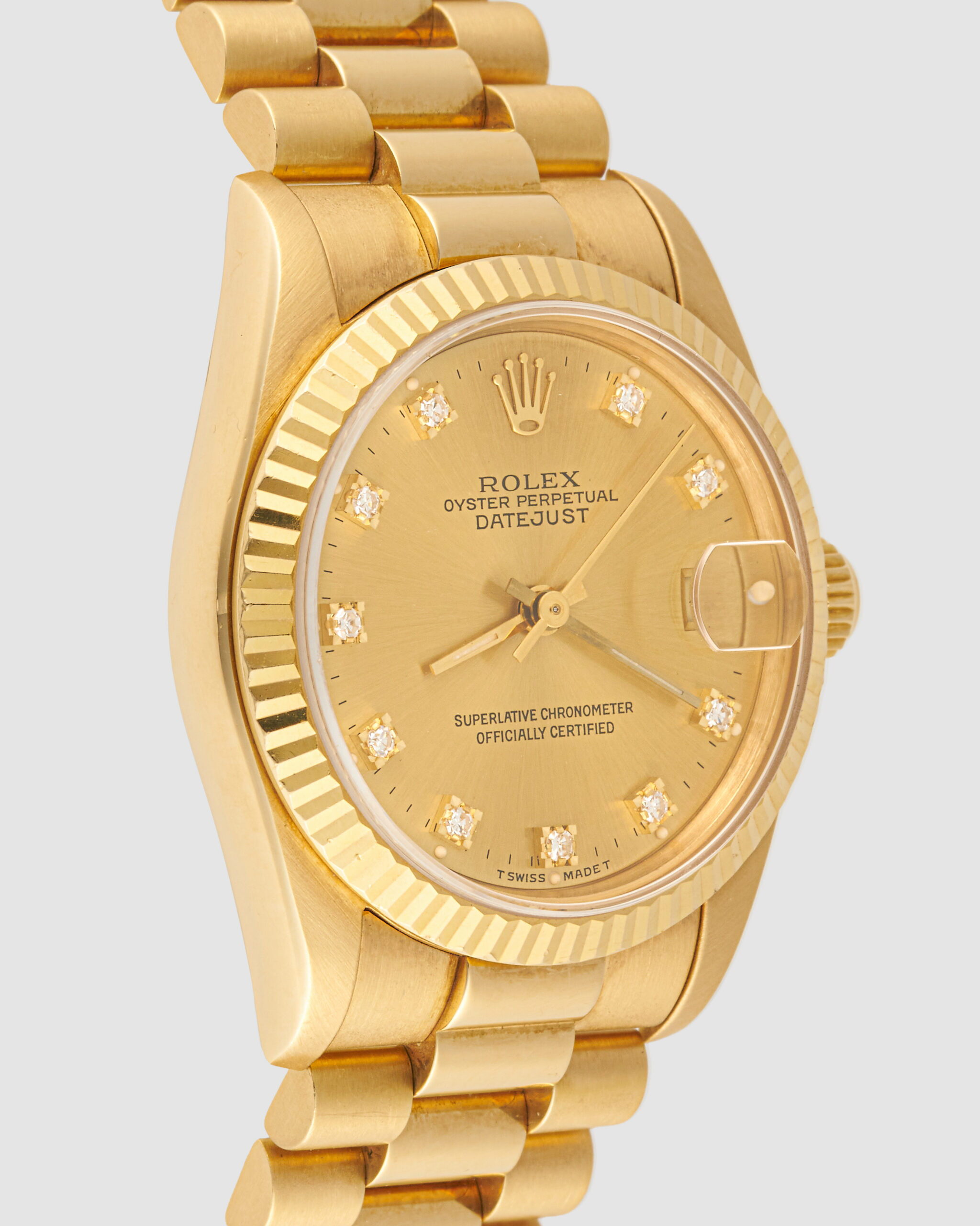 Rolex Datejust 68278 Champagne Diamond Dial - Image 4