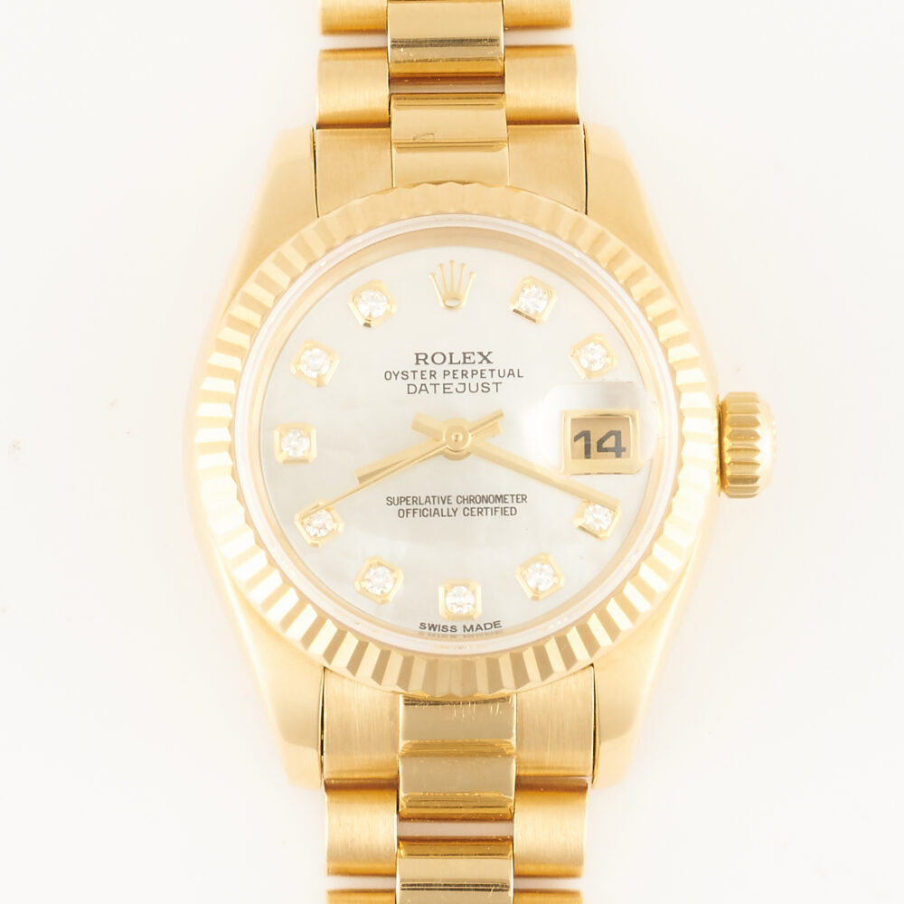 Rolex Datejust 179178 Mother Of Pearl Diamond Dial 2008 With Box & Papers
