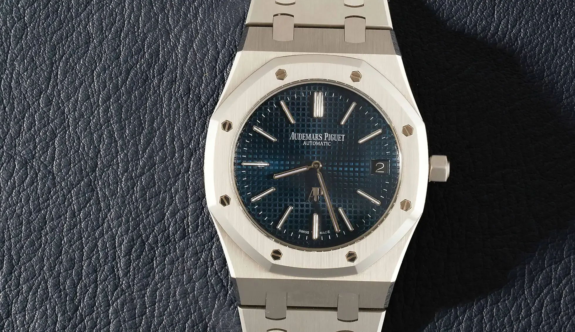 Audemars Piguet Royal Oak with blue dial