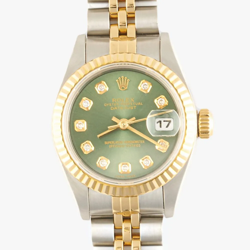 Rolex 69173 Datejust Custom Olive Dial