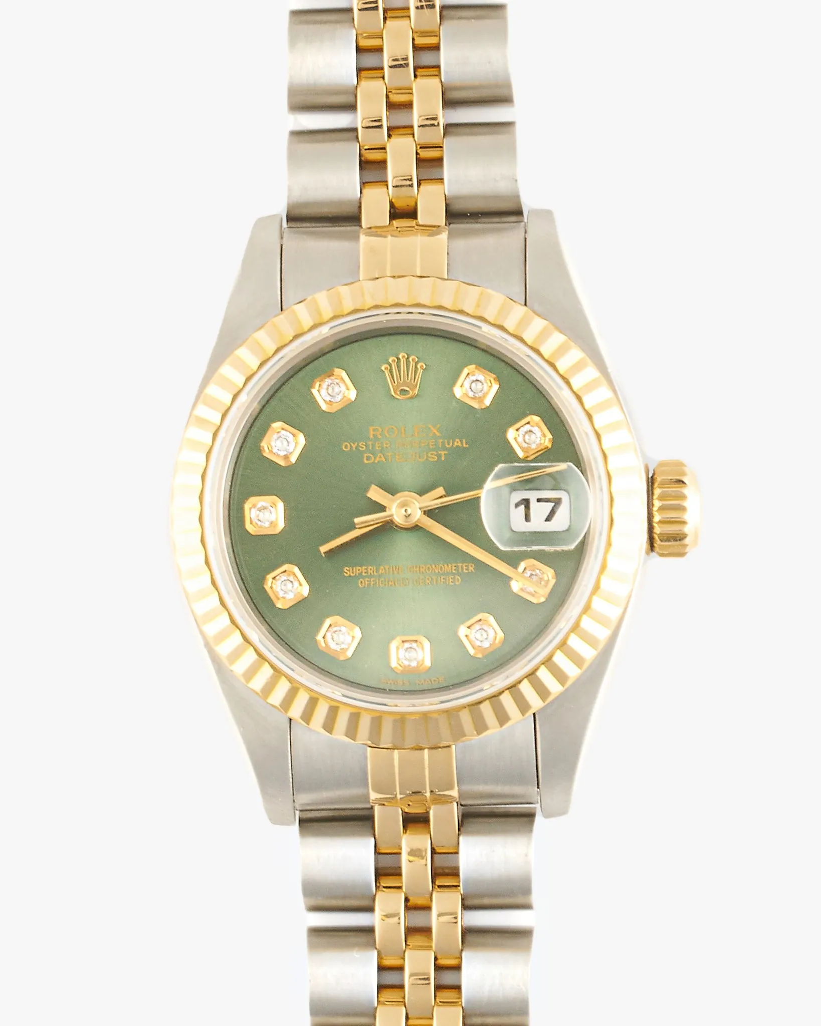 Rolex 69173 Datejust Custom Olive Dial