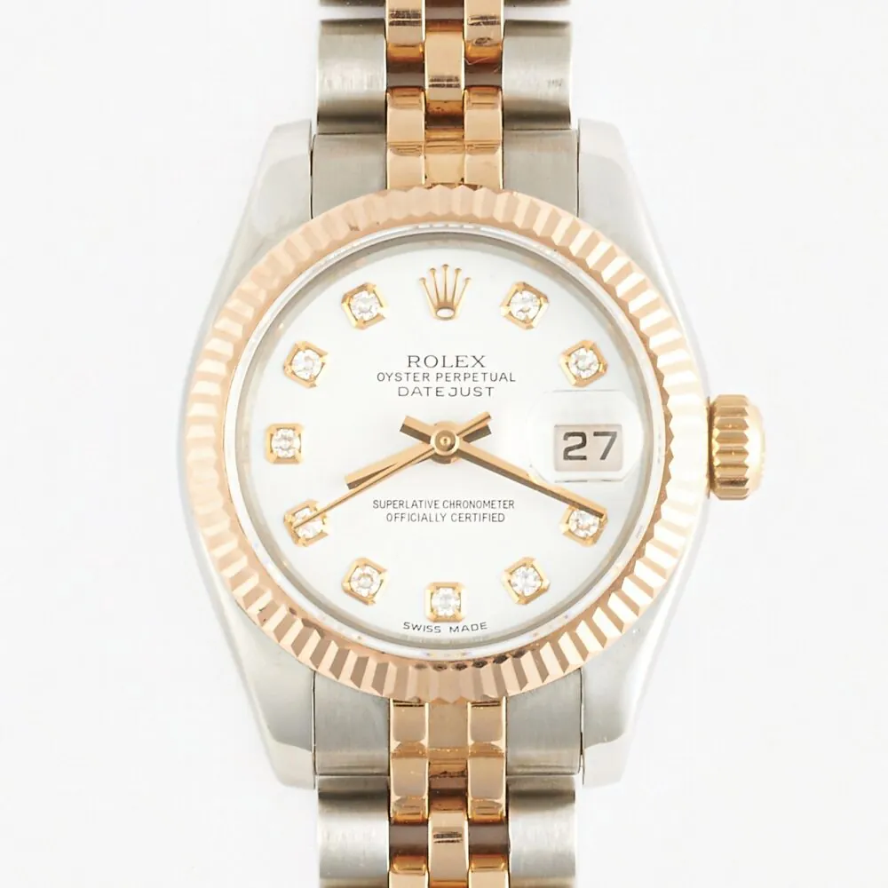 Rolex Datejust 179171 2014 White Diamond Dial