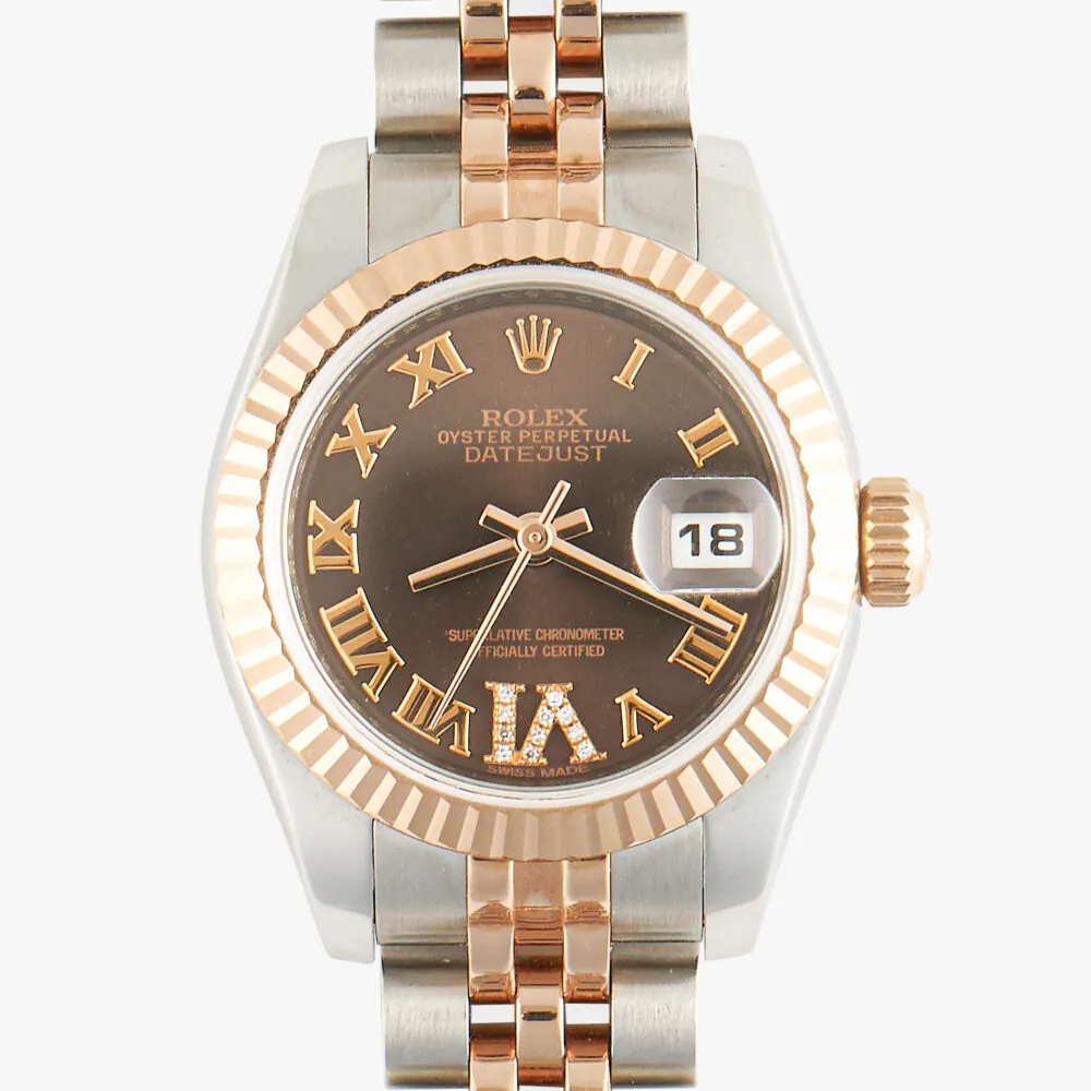 Rolex Datejust 179171 Chocolate Diamond 6 Dial 2014