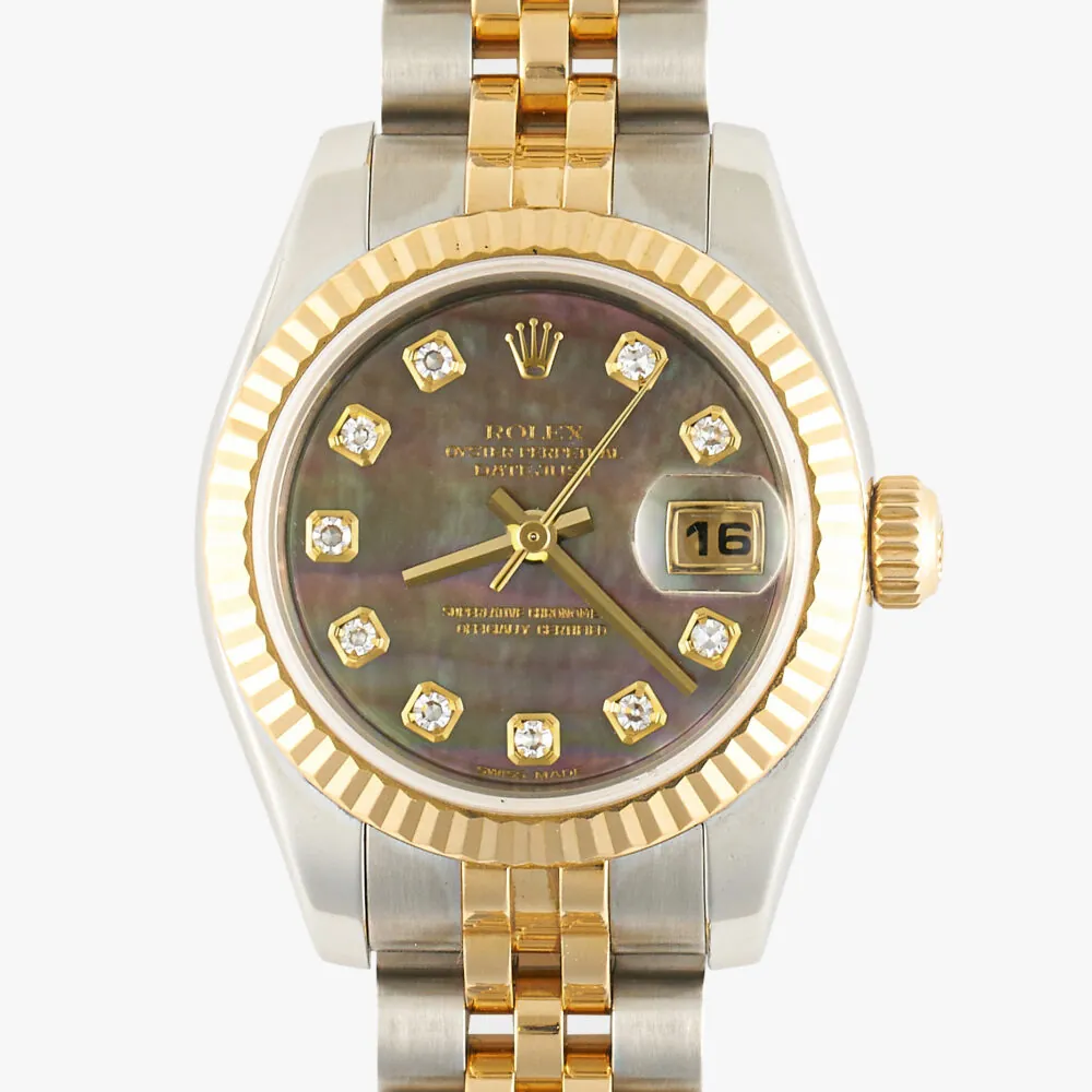 Rolex Datejust 179173 Tahitian Mother Of Pearl Diamond Dial 2006