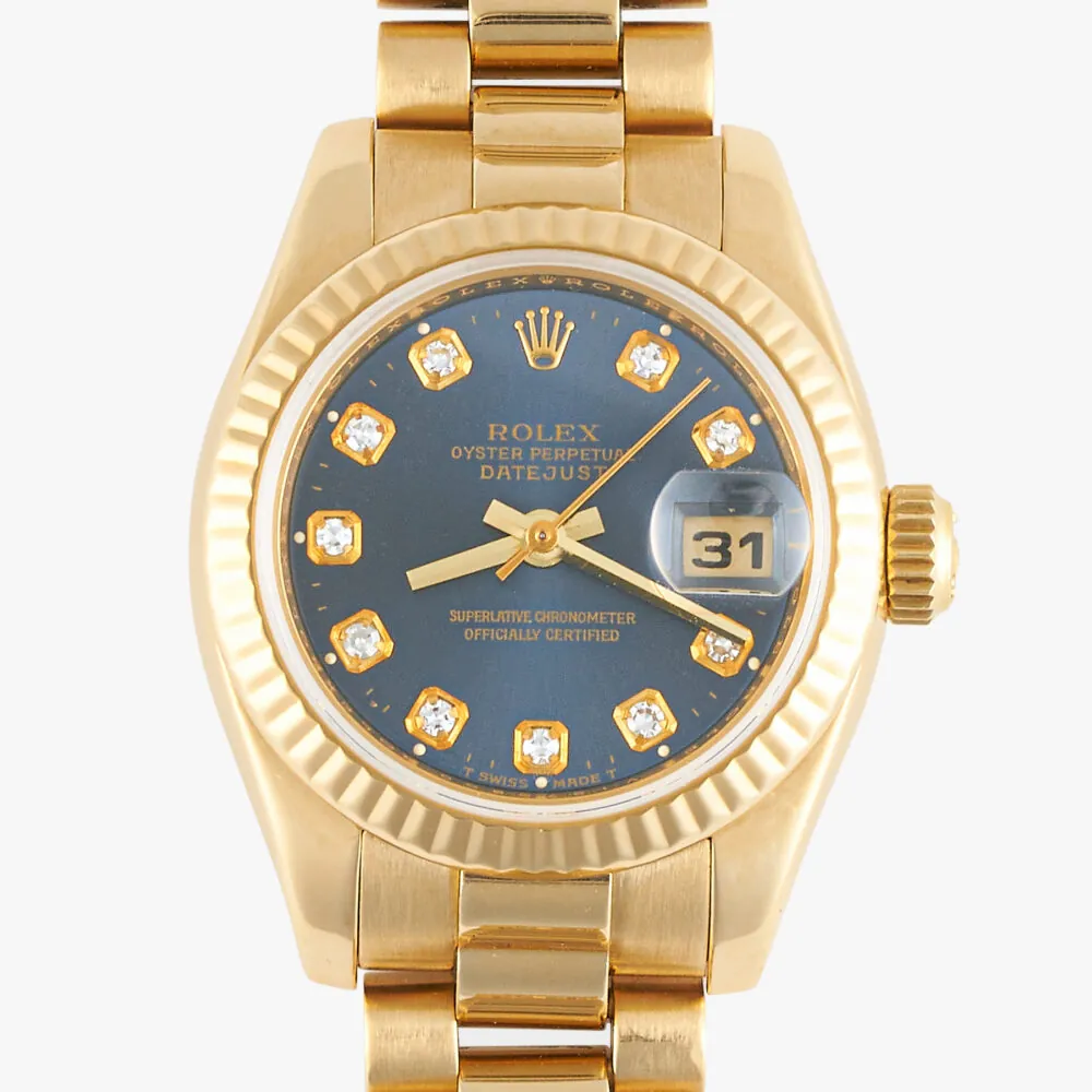 Rolex Datejust 179178 Blue Diamond Dial 2015