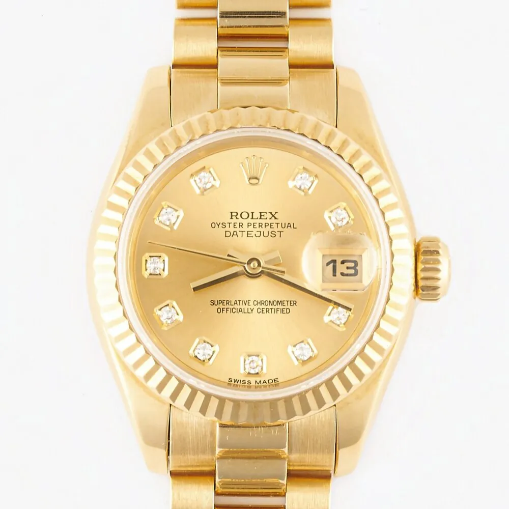 Rolex Datejust 179178 Champagne Diamond Dial 2008