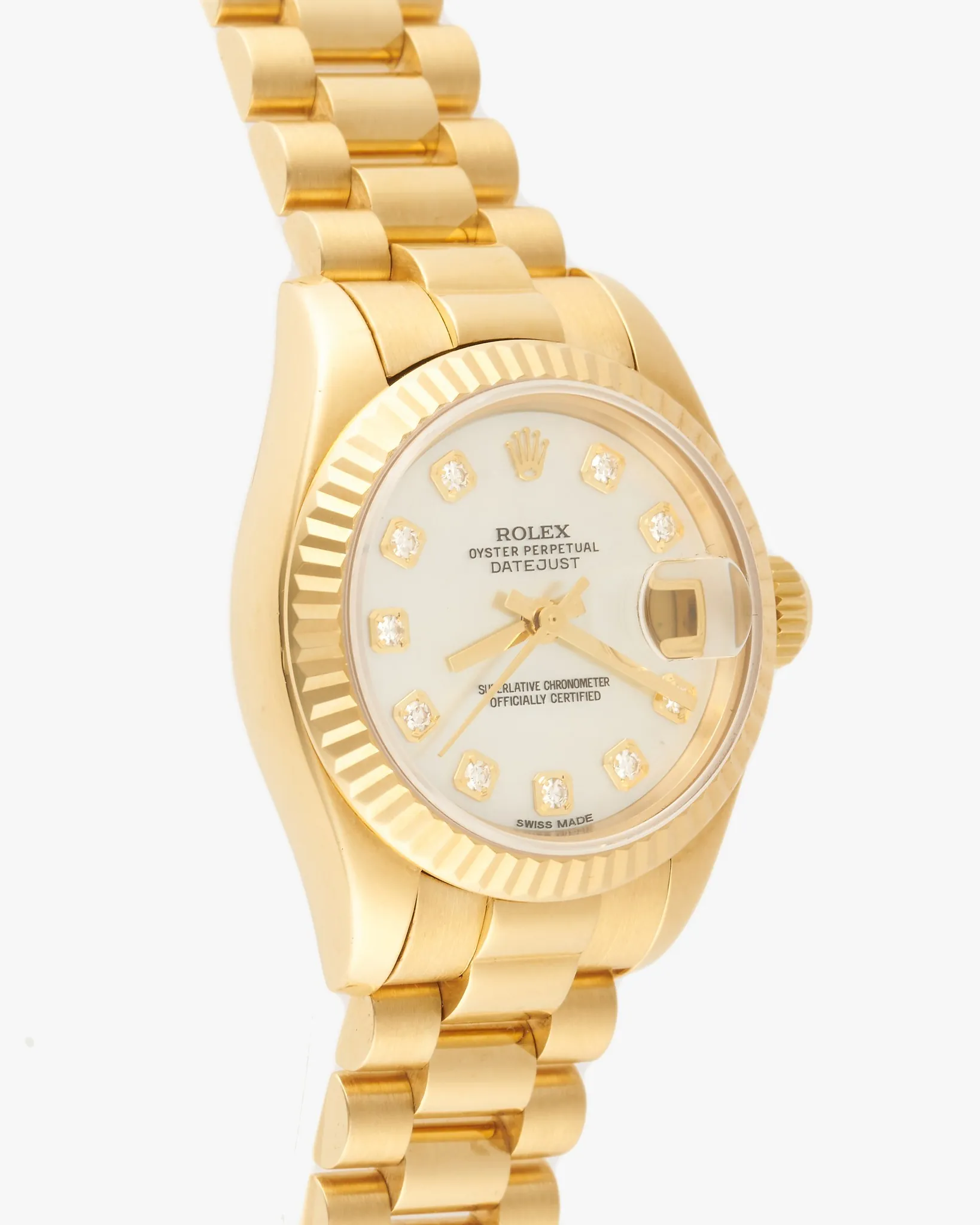Rolex Datejust 179178 Mother Of Pearl Diamond Dial 2008 – photo 4