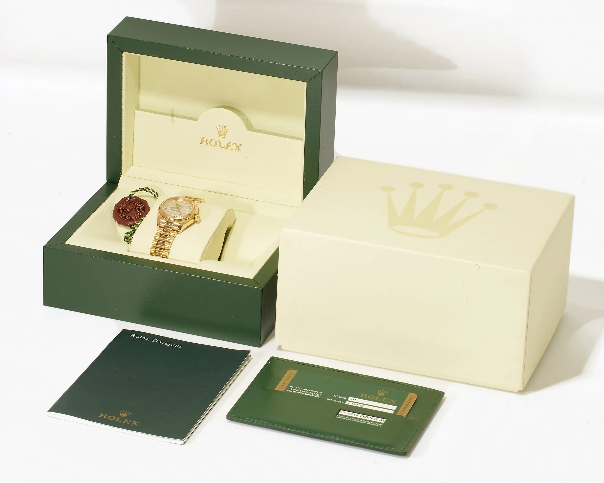Rolex Datejust 179178 Mother Of Pearl Diamond Dial 2008 – photo 7