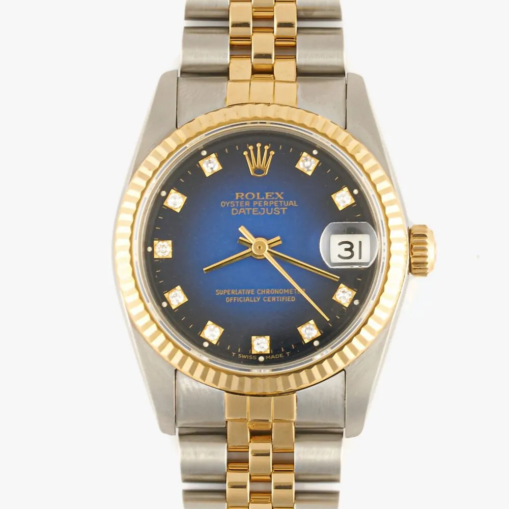 Rolex Datejust 68273 Factory Vignette Diamond Dial