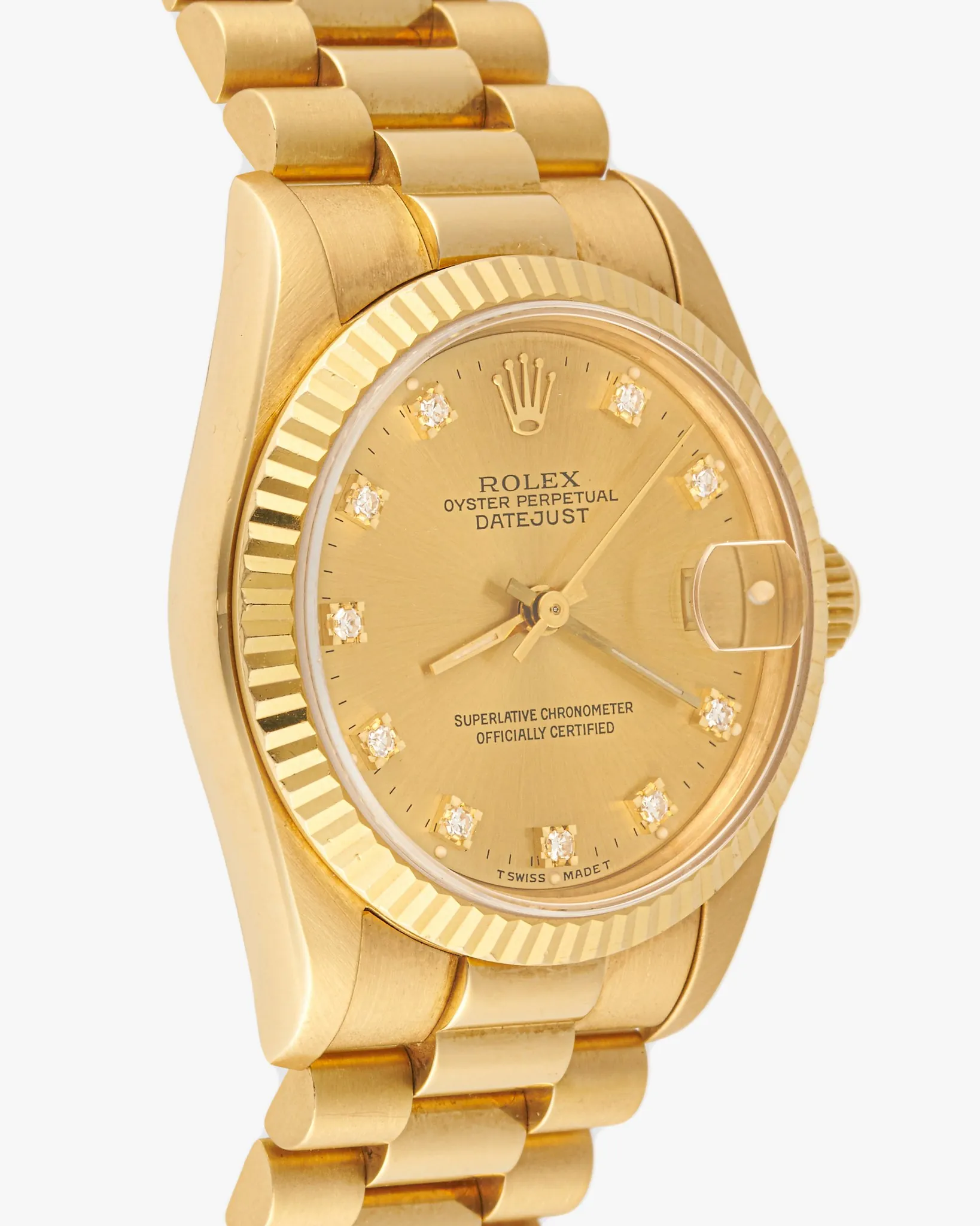 Rolex Datejust 68278 Champagne Diamond Dial – photo 4