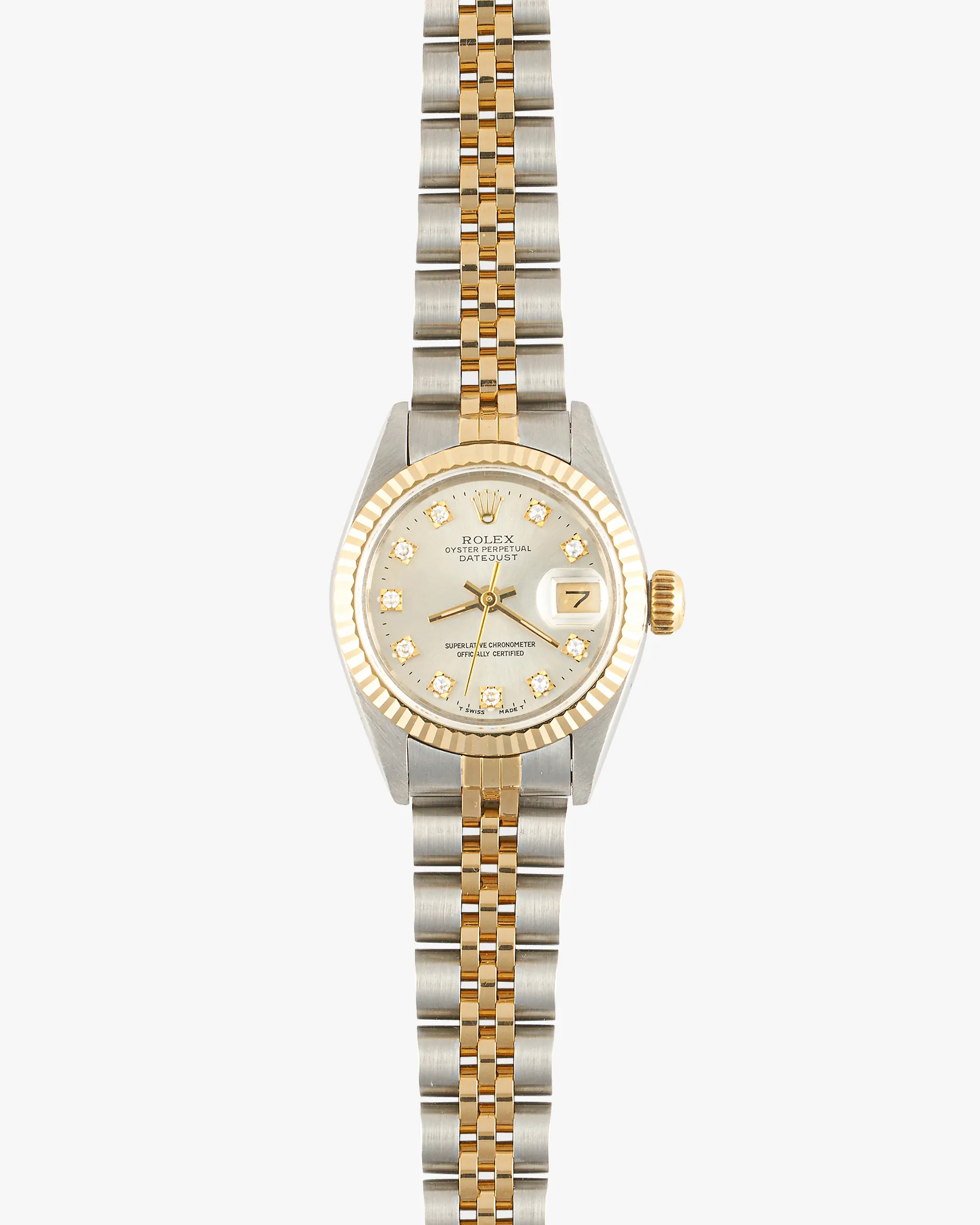 Rolex Datejust 69173 Silver Diamond Dial 1990 – photo 2
