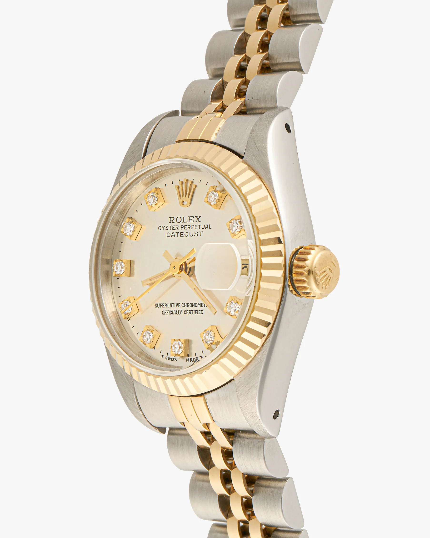 Rolex Datejust 69173 Silver Diamond Dial 1990 – photo 3