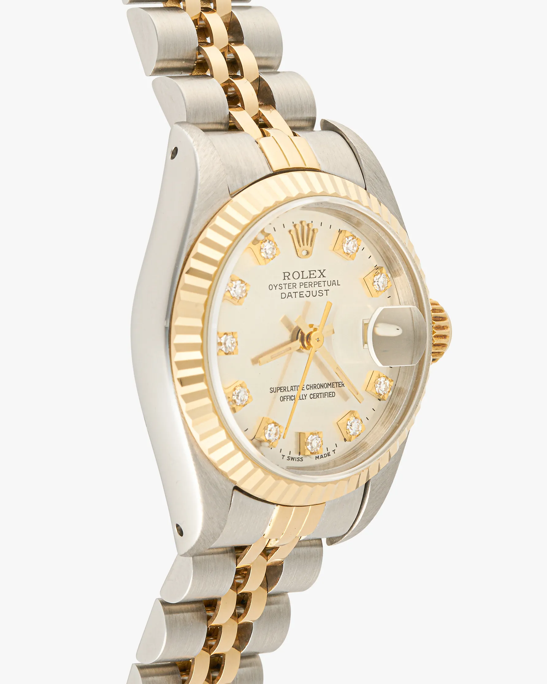 Rolex Datejust 69173 Silver Diamond Dial 1990 – photo 4