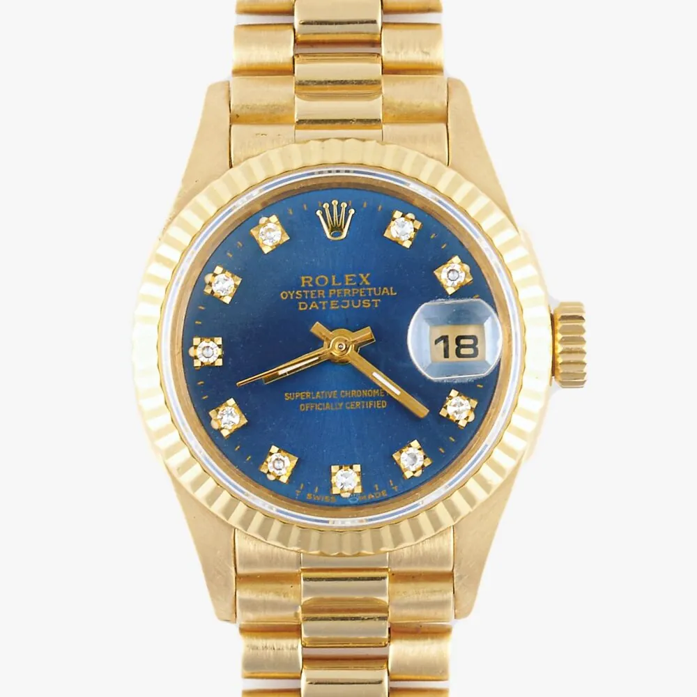 Rolex Datejust 69178 Blue Diamond Dial