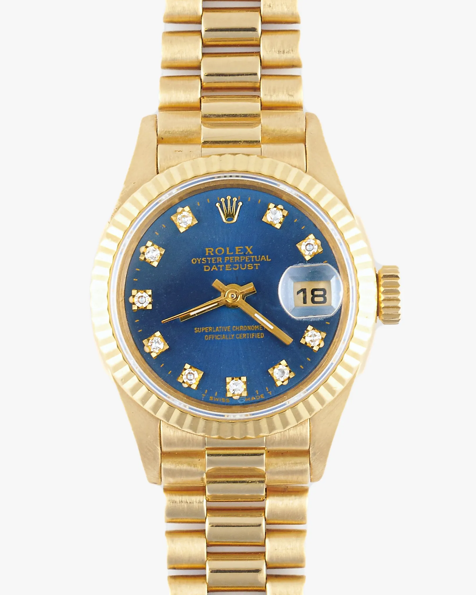 Rolex Datejust 69178 Blue Diamond Dial