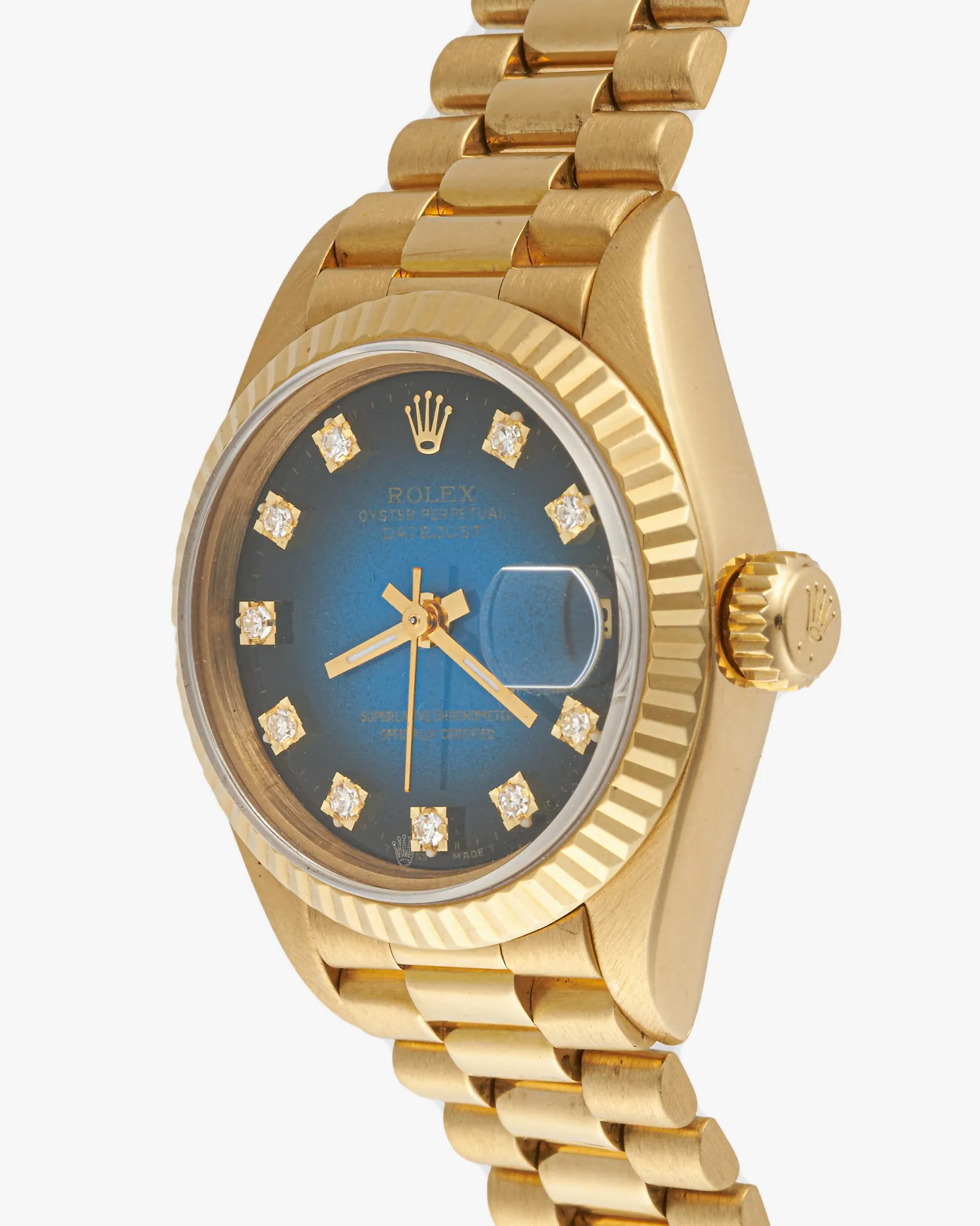 Rolex Datejust 69178 Blue Vignette Diamond Dial – photo 4