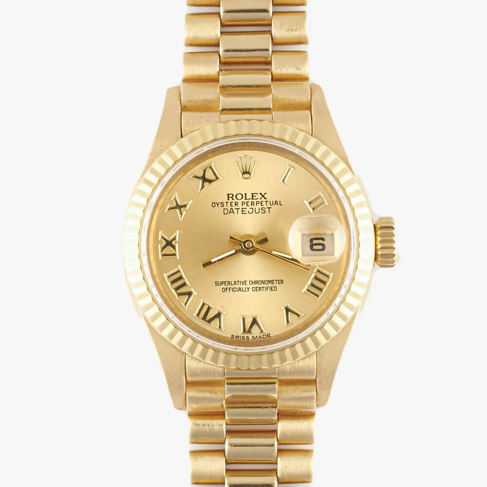 Rolex Datejust 69178 Champagne Roman Numeral Dial