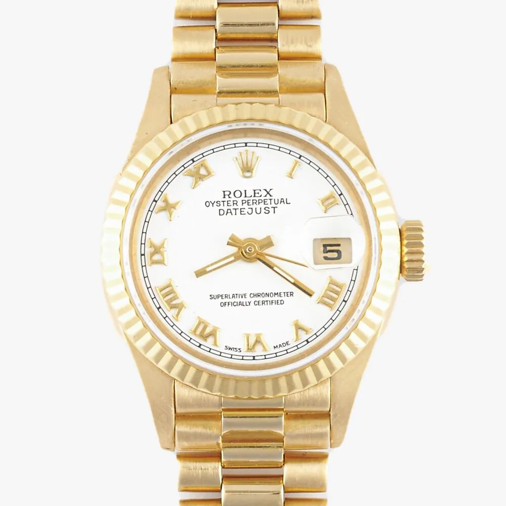 Rolex Datejust 69178 White Roman Numeral Dial