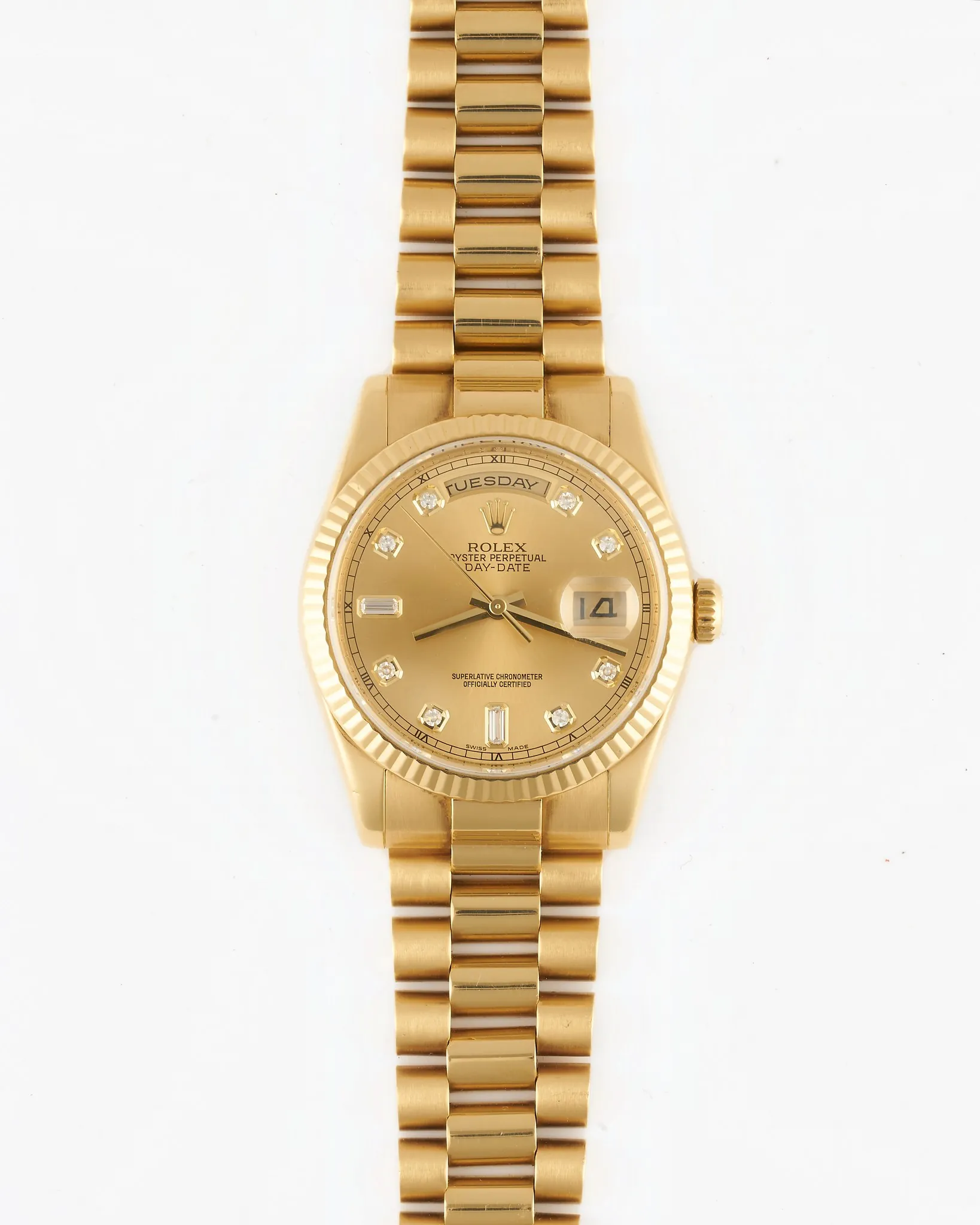 Rolex Daydate 118238 Factory Diamond Dial – photo 2