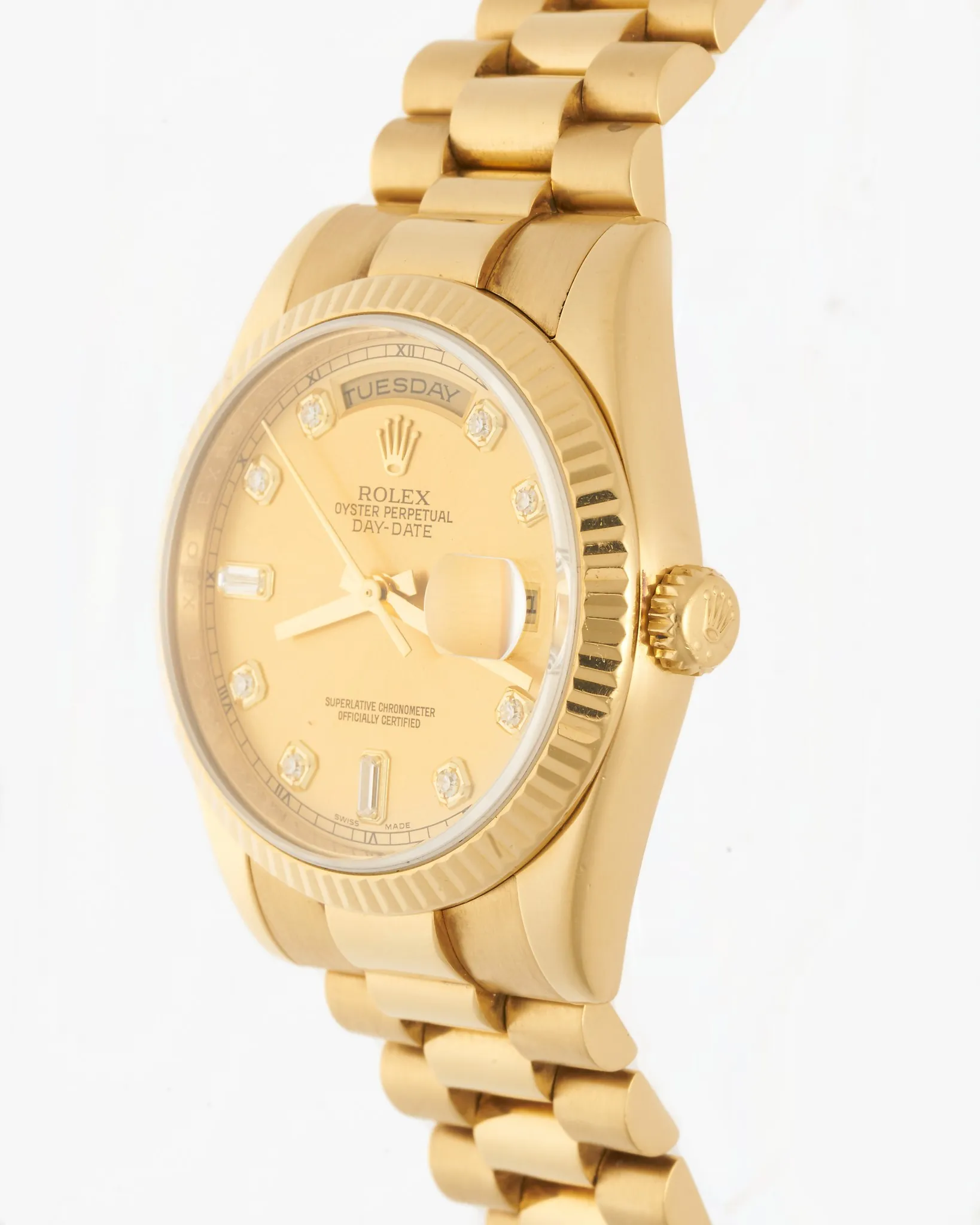 Rolex Daydate 118238 Factory Diamond Dial – photo 3