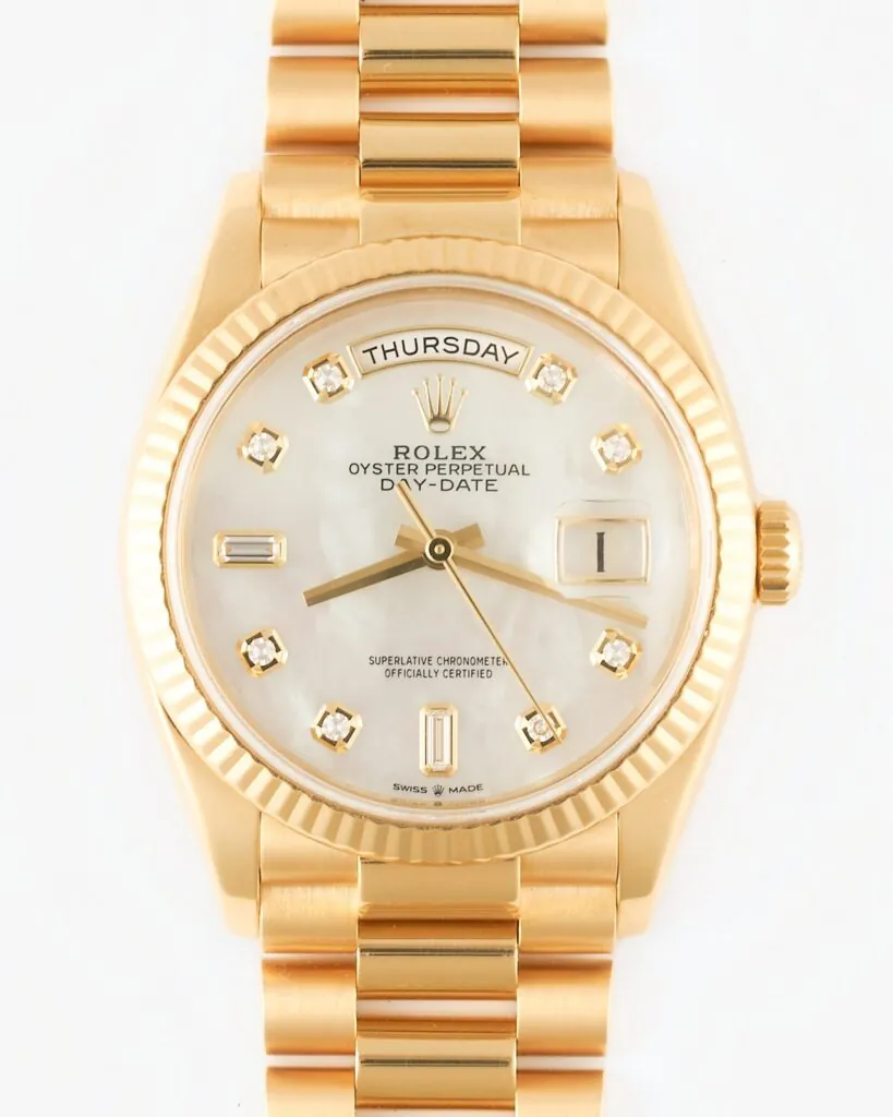 Rolex Daydate 128238 MOP Dial 2021