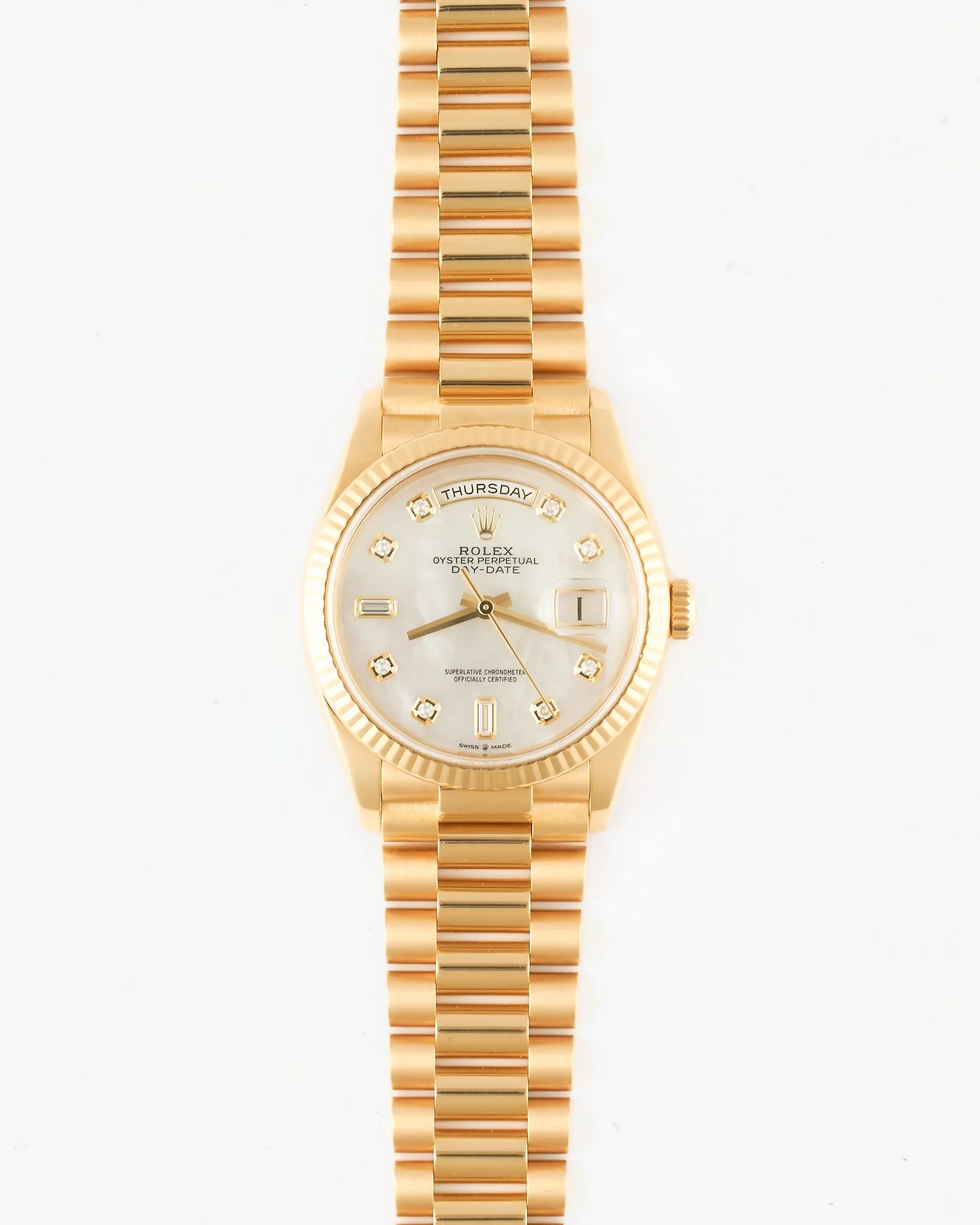 Rolex Daydate 128238 MOP Dial 2021 – photo 2