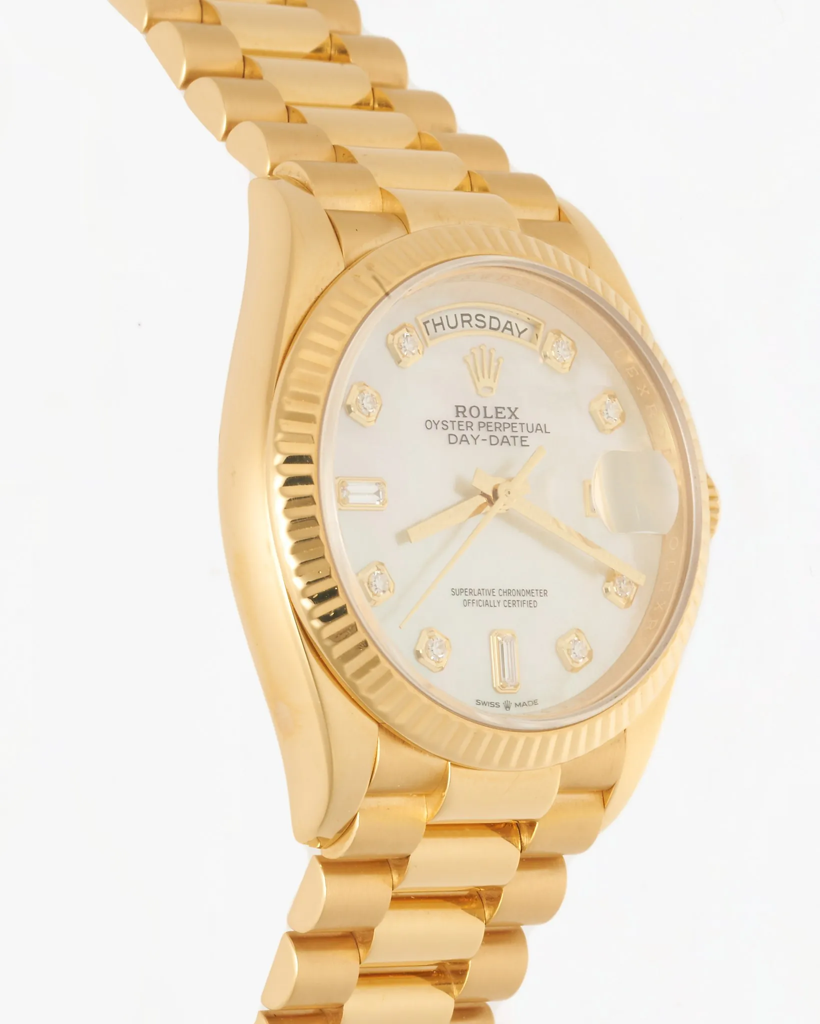 Rolex Daydate 128238 MOP Dial 2021 – photo 4