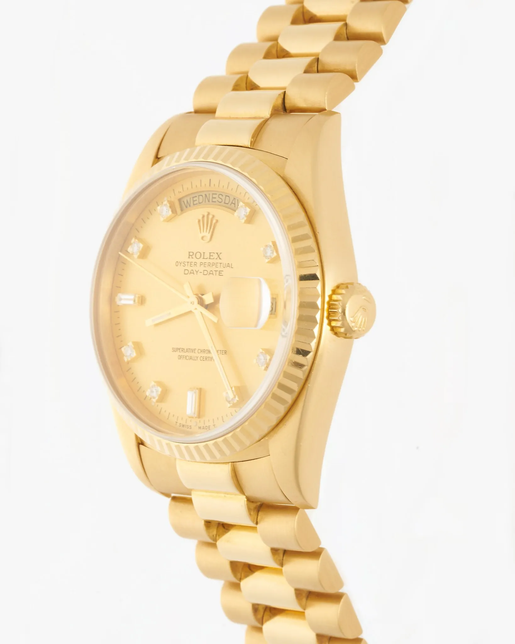 Rolex Daydate 18238 1991 Factory Diamond Dial – photo 3
