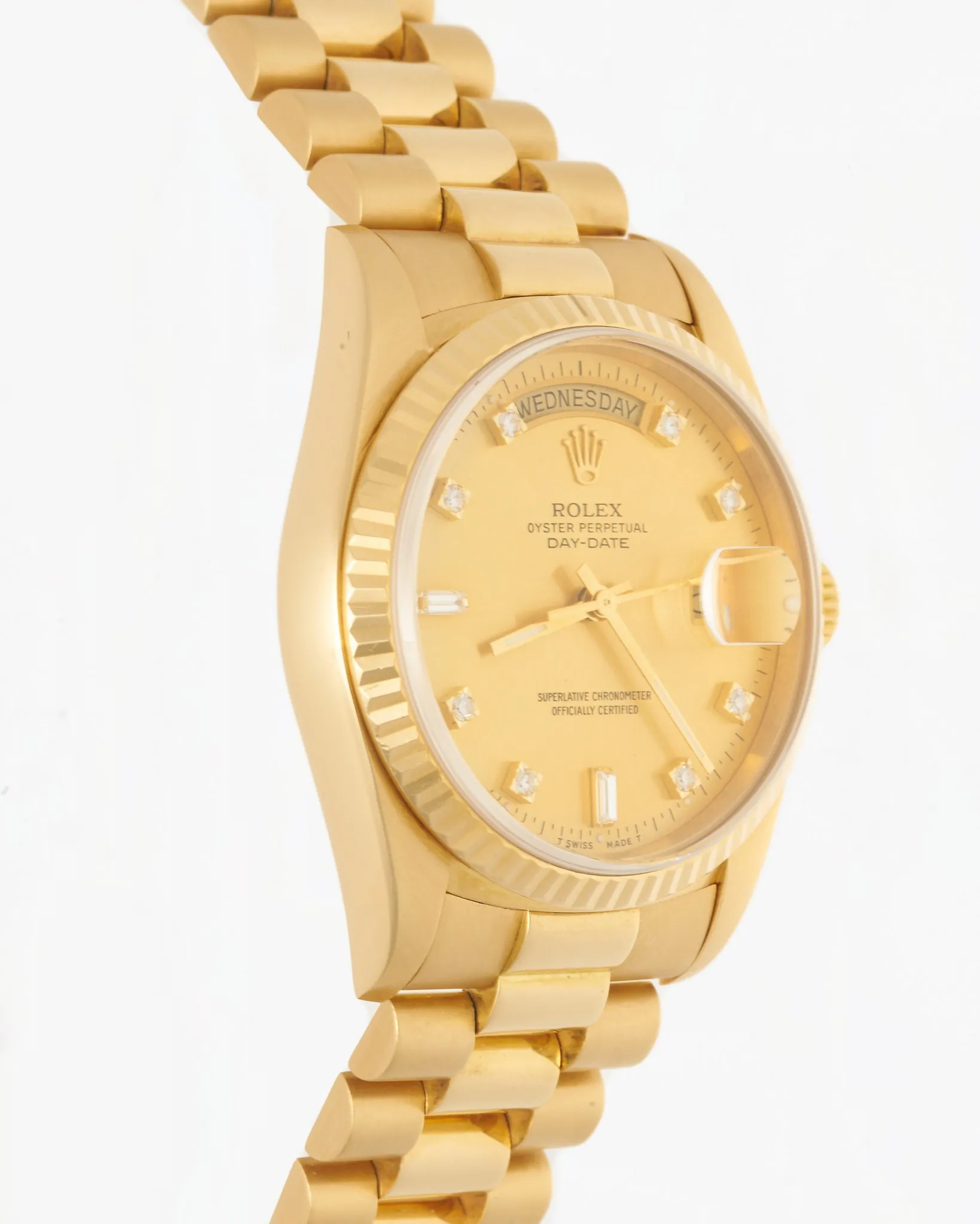 Rolex Daydate 18238 1991 Factory Diamond Dial – photo 4