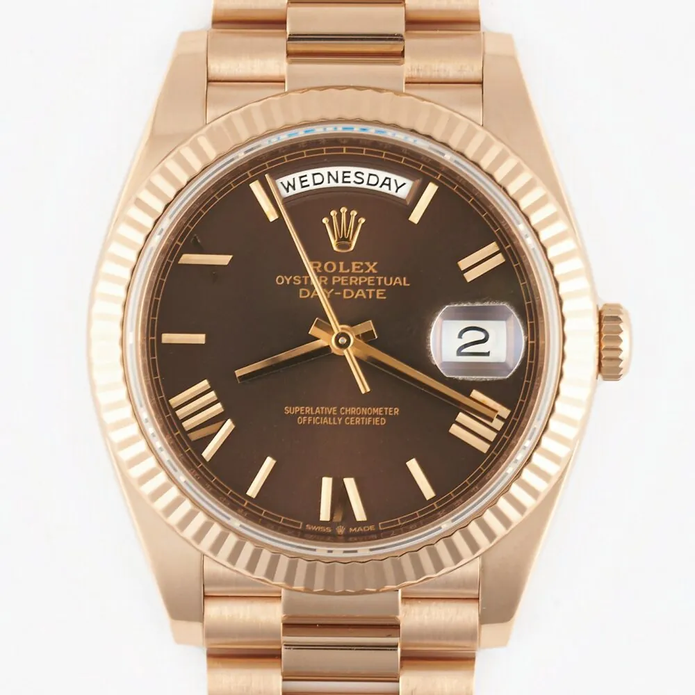 Rolex Daydate 228235 2022 Chocolate Dial