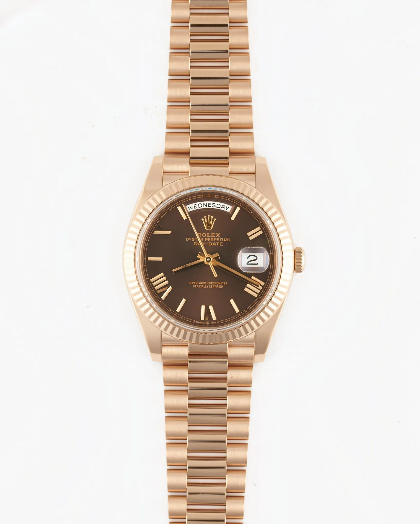 Rolex Daydate 228235 2022 Chocolate Dial – photo 2