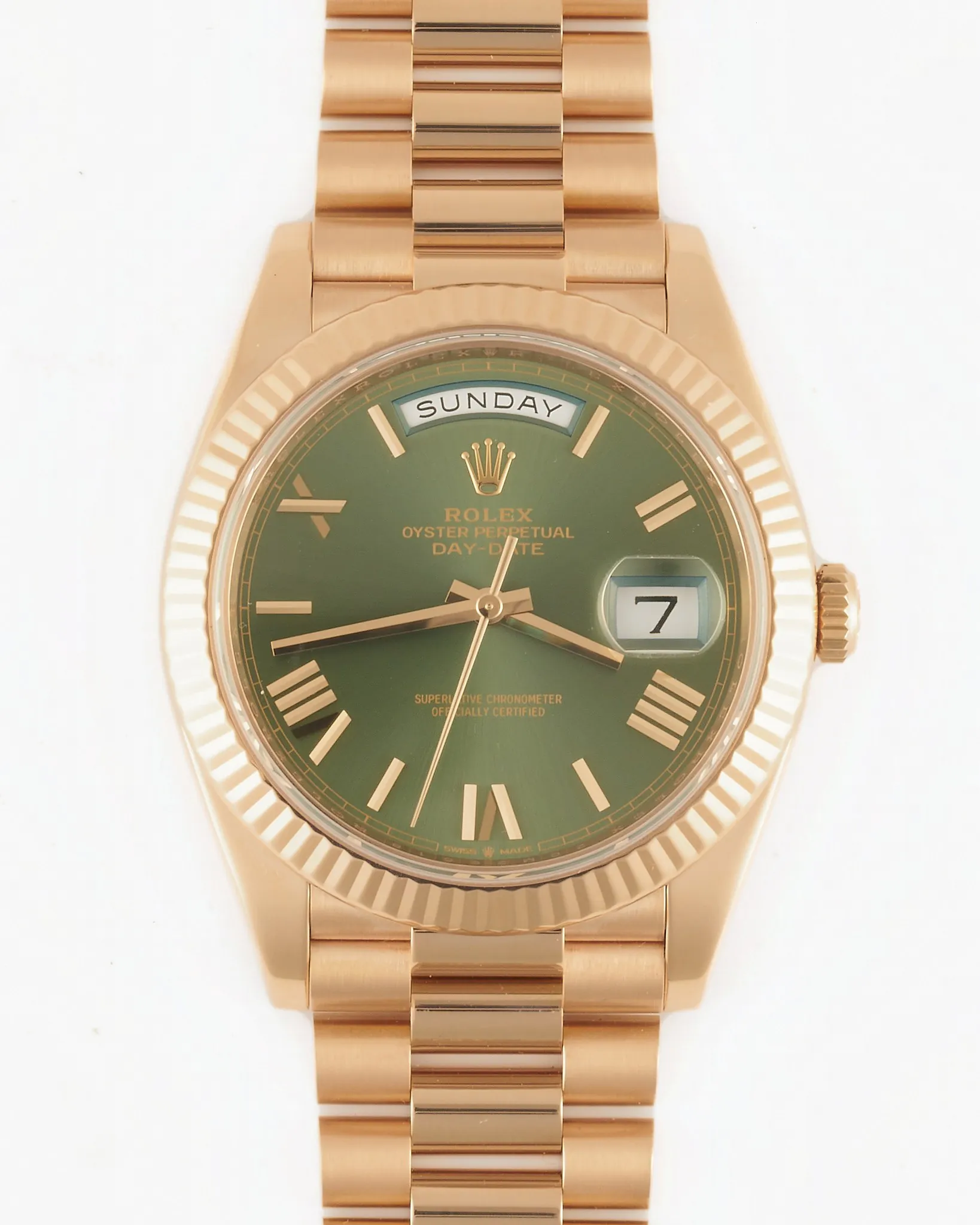 Rolex Daydate 228235 Olive Dial 2023