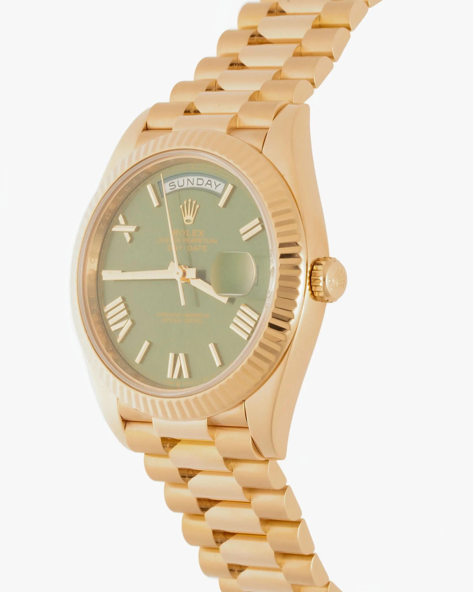 Rolex Daydate 228235 Olive Dial 2023 – photo 3