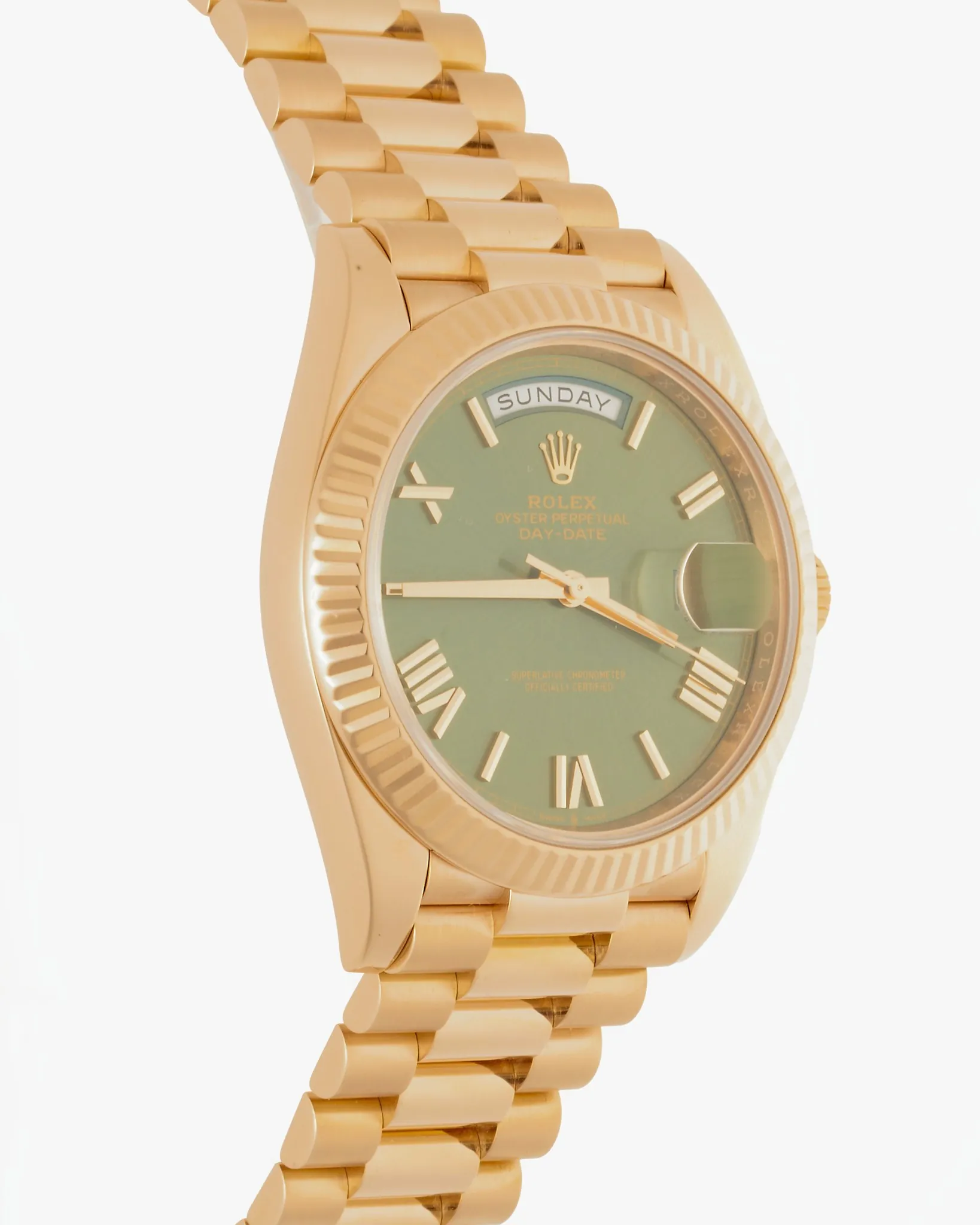 Rolex Daydate 228235 Olive Dial 2023 – photo 5