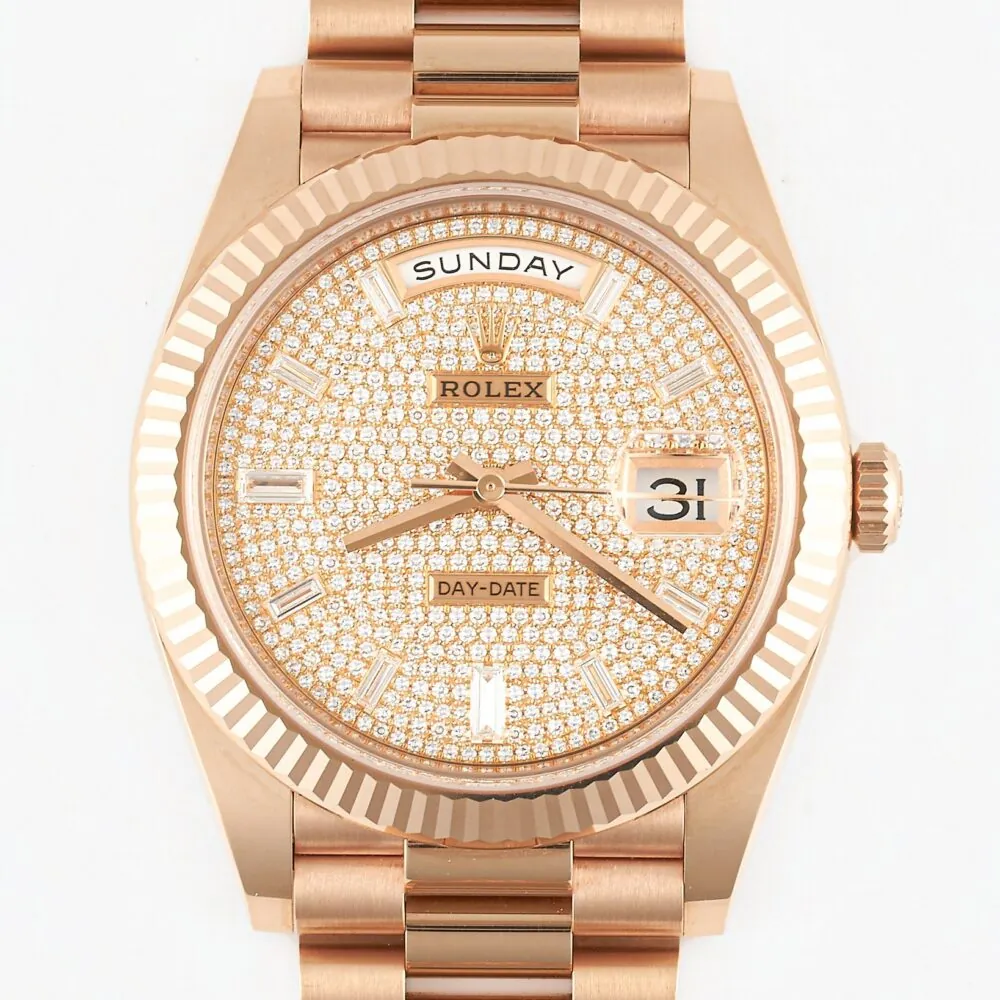 Rolex Daydate 228235 Pave Dial 2022