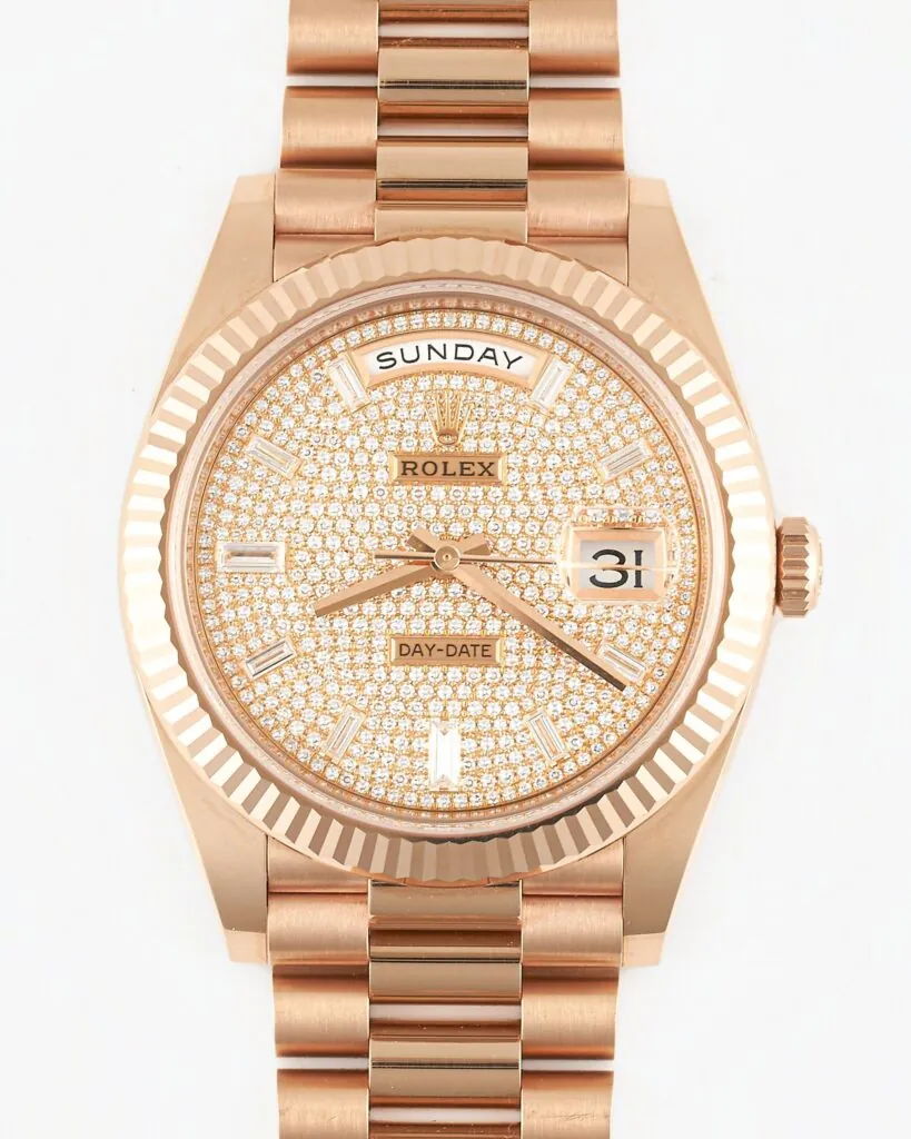 Rolex Daydate 228235 Pave Dial 2022
